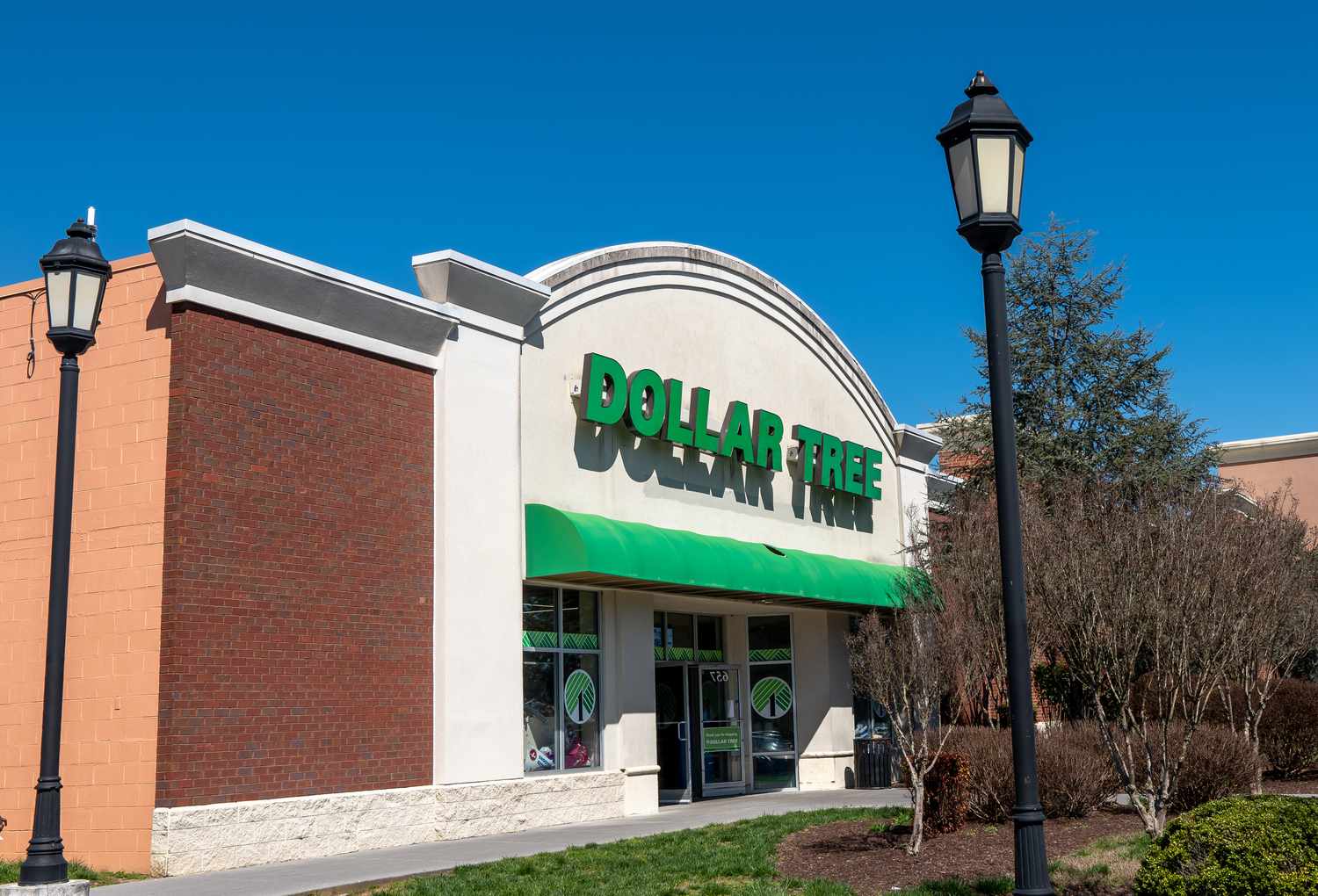 Outside view of a Dollar Tree store