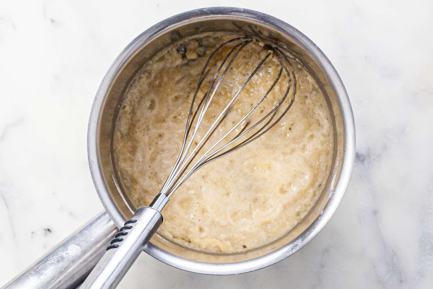 Easy béchamel for vegetarian moussaka