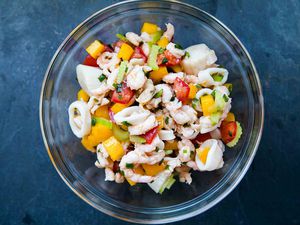 Italian frutti di mare seafood salad