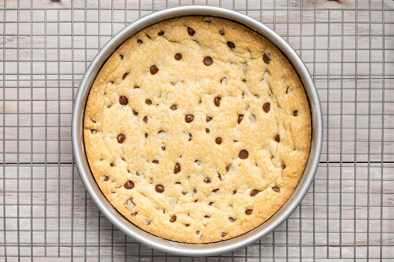 Baked Chocolate Chip Cookie Cake