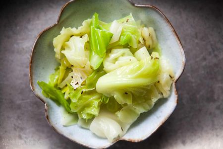 Buttered Cabbage with Caraway