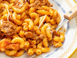 plate of Johnny Mac (4-Ingredient Casserole)