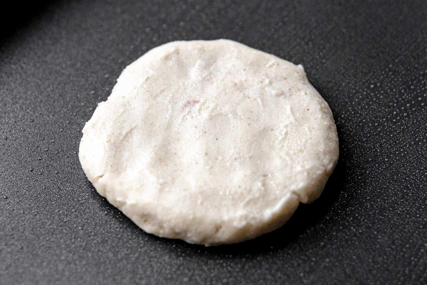 Pupusa Cooking on Griddle