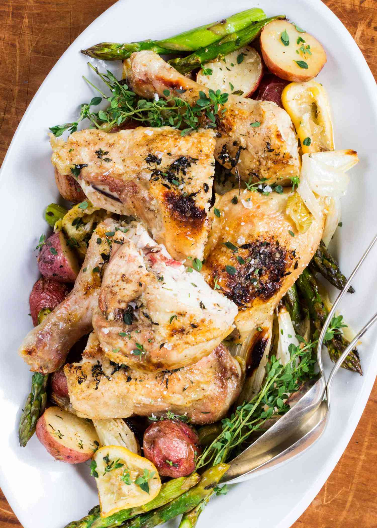 Sheet Pan Chicken with Asparagus and Potatoes