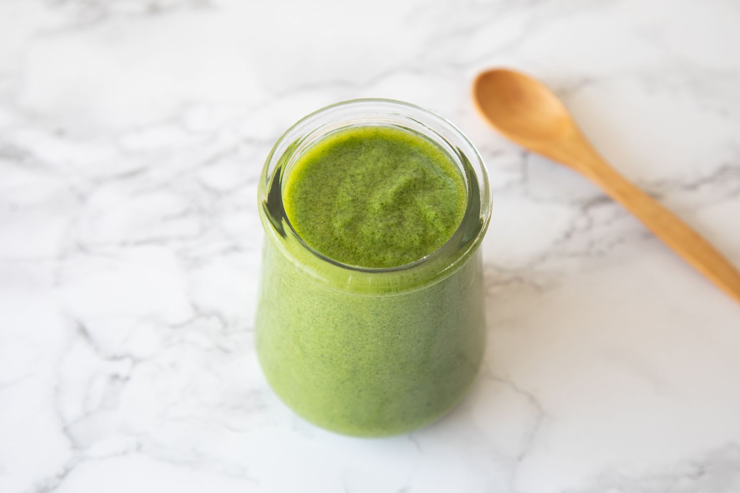 Jar of Avocado Lime Dressing