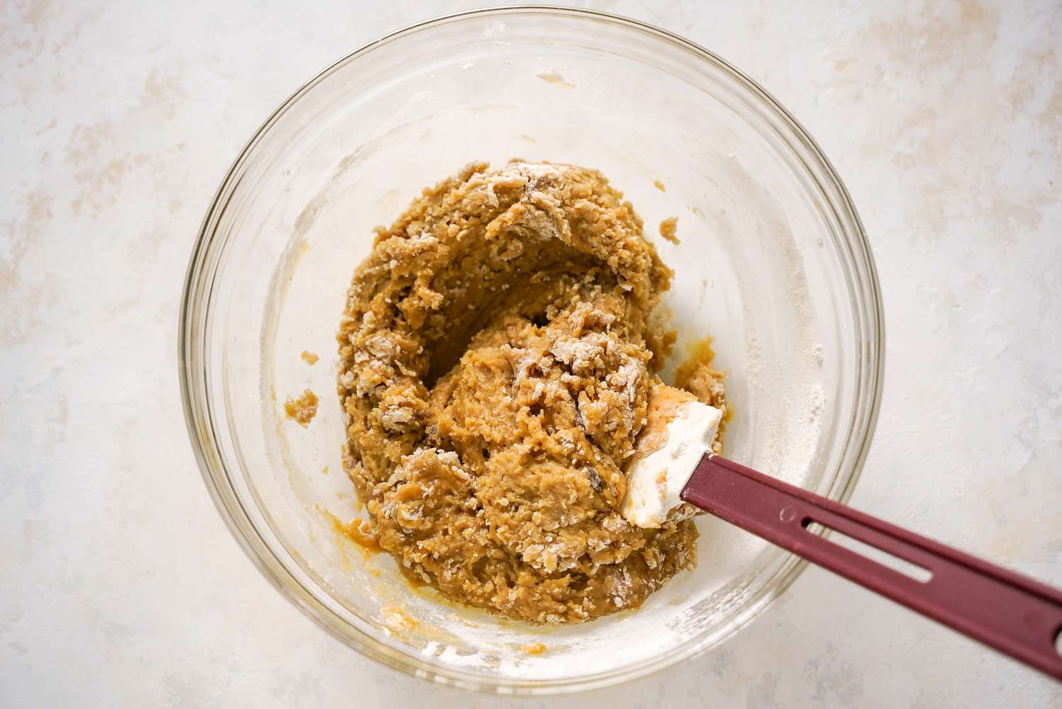 Ingredients Folded Together Until a Batter Is Created