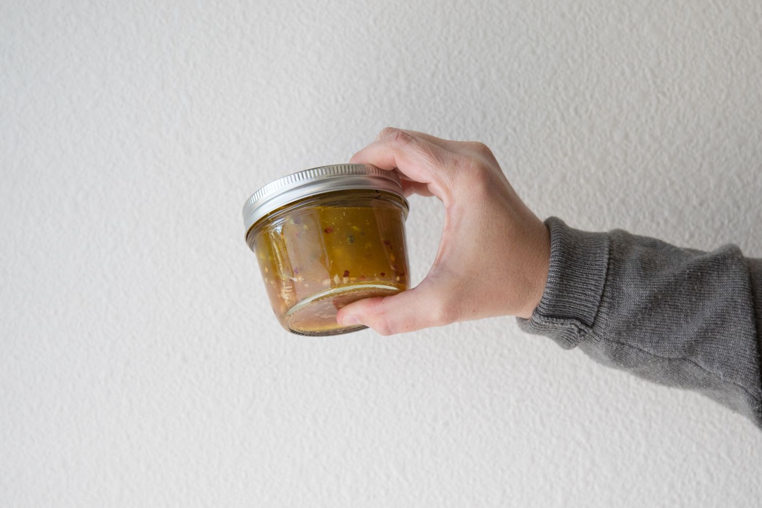 Shake greek salad dressing