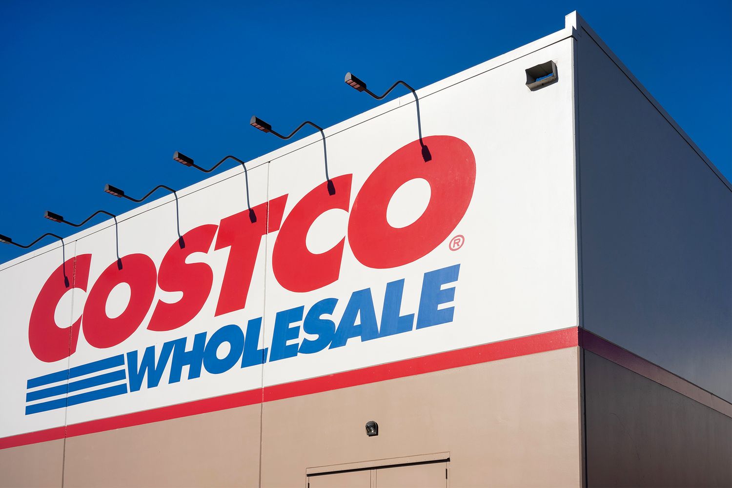Costco Wholesale building with logo visible on the exterior wall