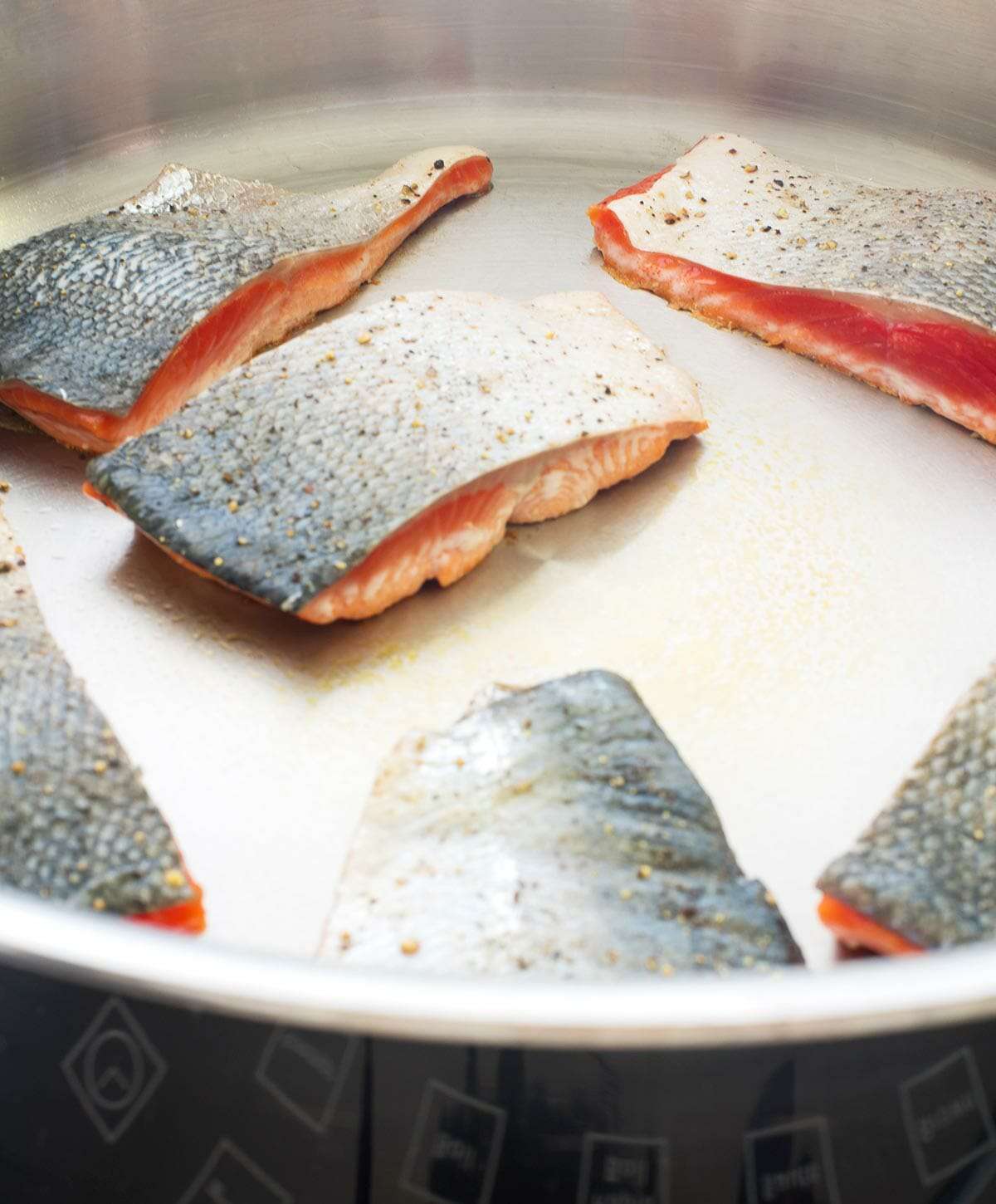 Salmon Angel Hair Pasta Recipe sear the salmon