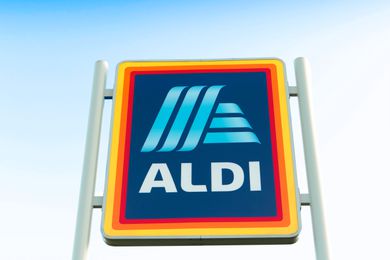 Aldi store sign
