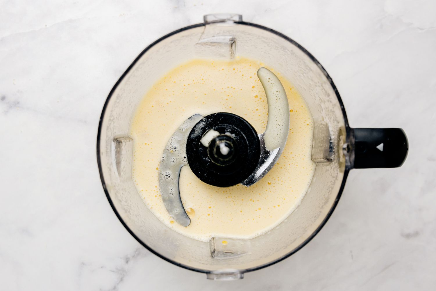 Filling in Food Processor for Lemon Bars