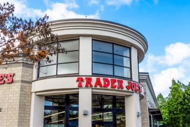 Outside view of a Trader Joe's store