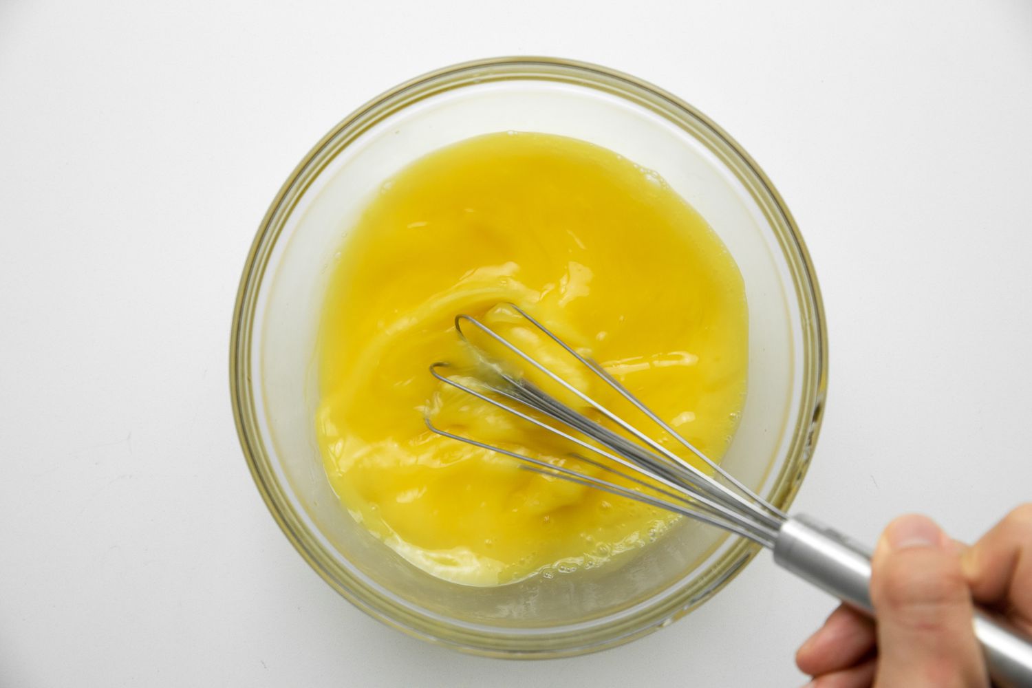 Eggs Whisked Together in a Bowl for Egg Foo Young Recipe