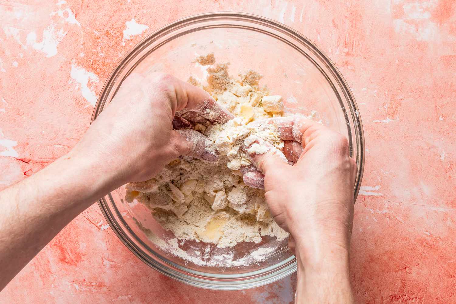 butter massaged into the dry ingredients and broken pea-sized pieces for raspberry lime rickey bars recipe
