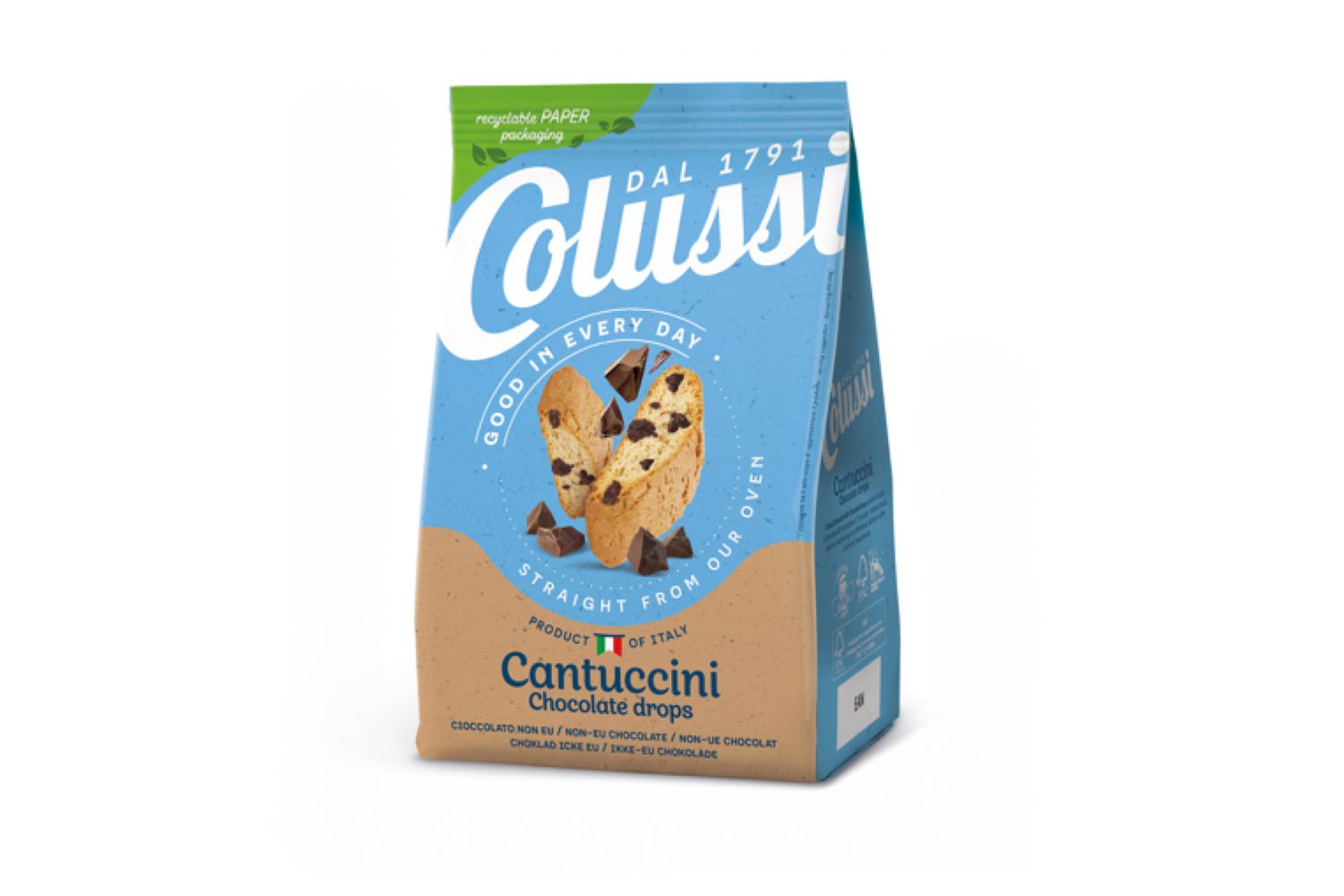 A bag of Cantuccini cookies