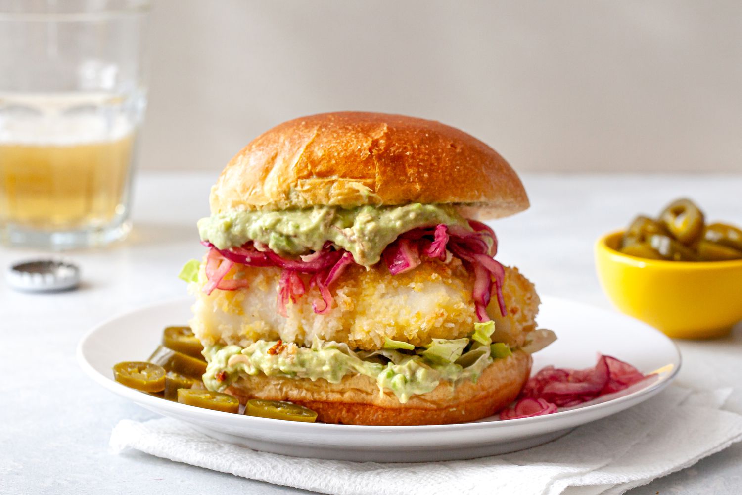 Fish Sandwiches with Avocado Mayo
