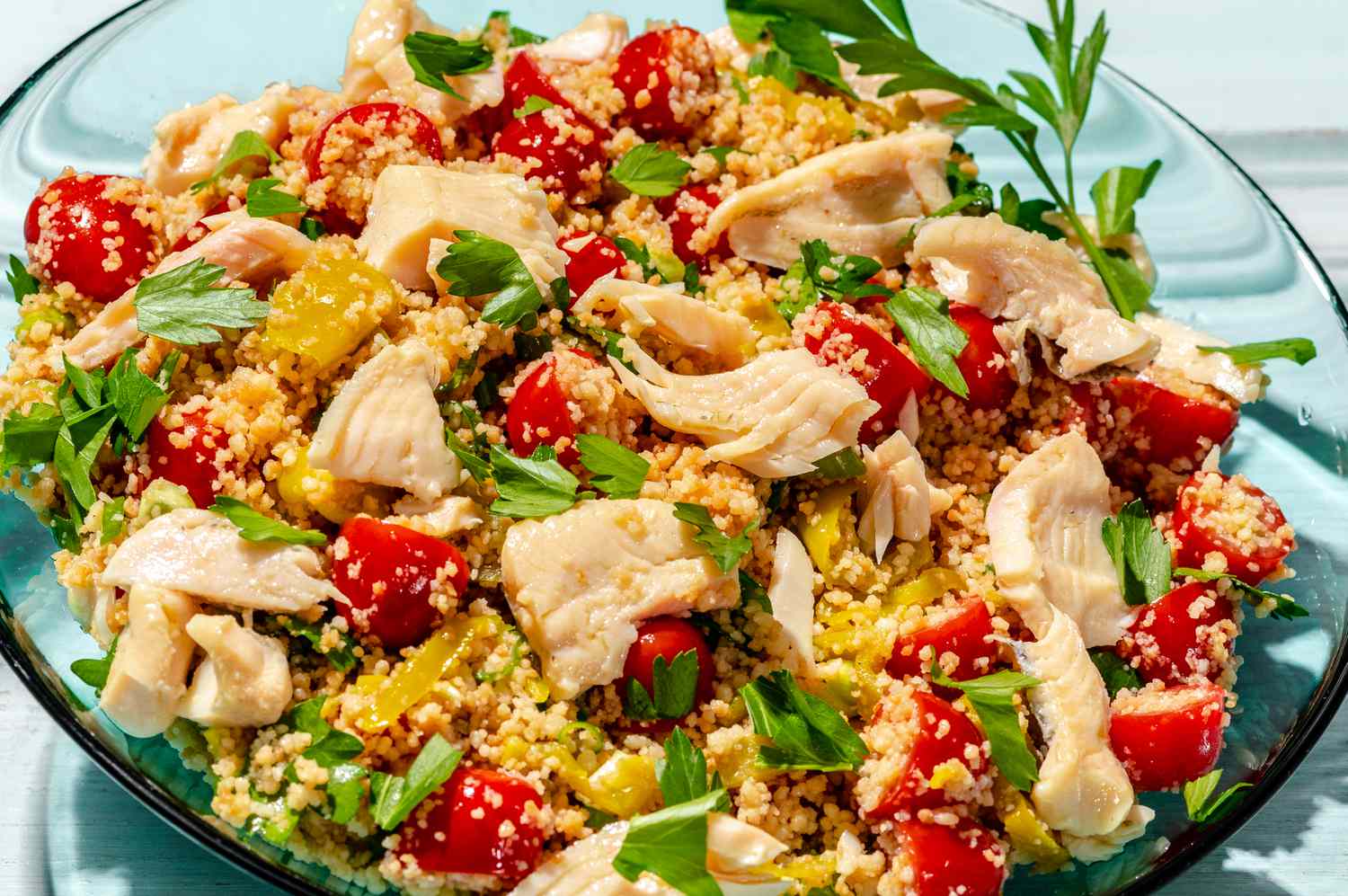 Couscous Salad With Smoke Trout