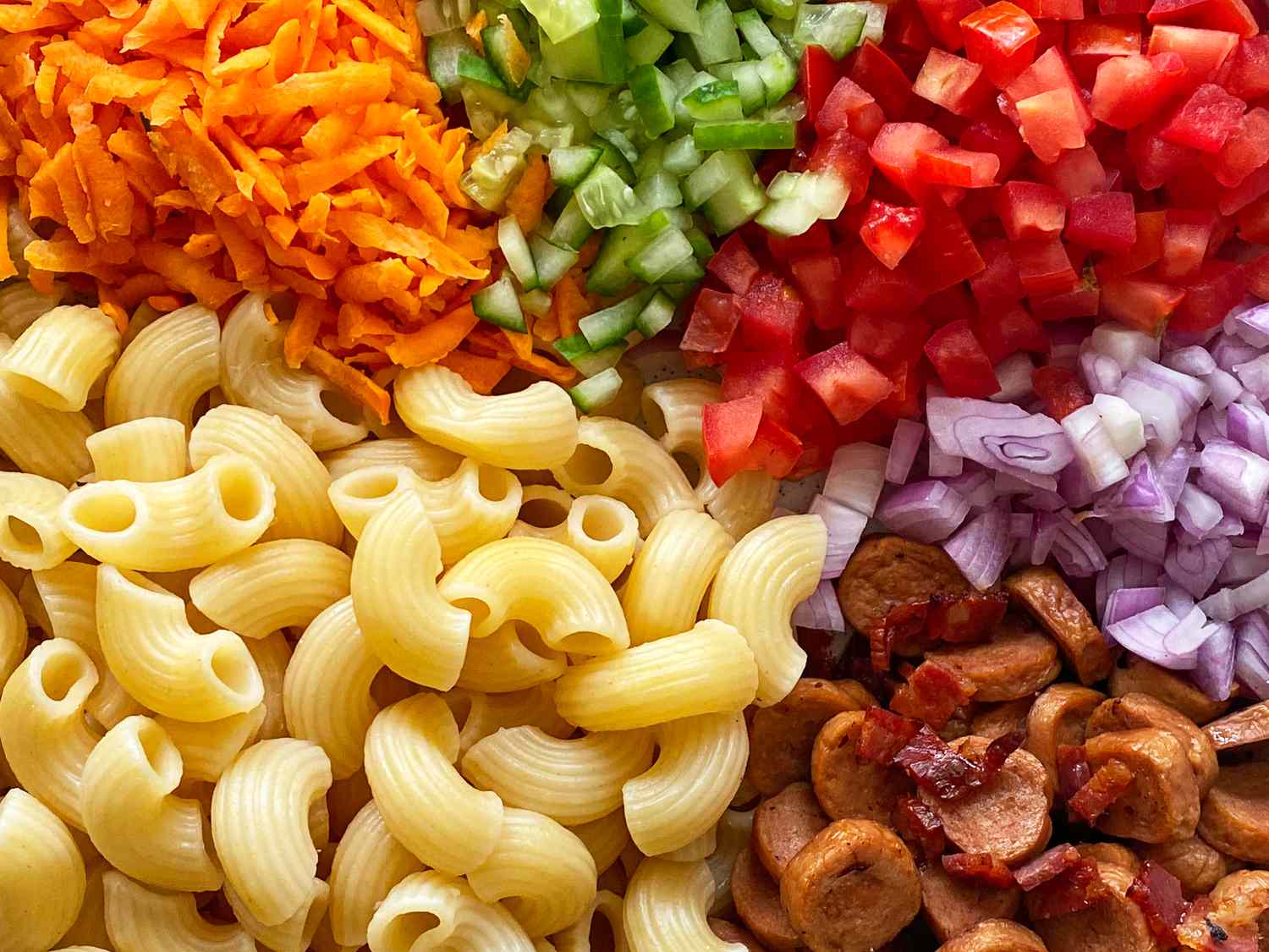 Chopped pasta salad