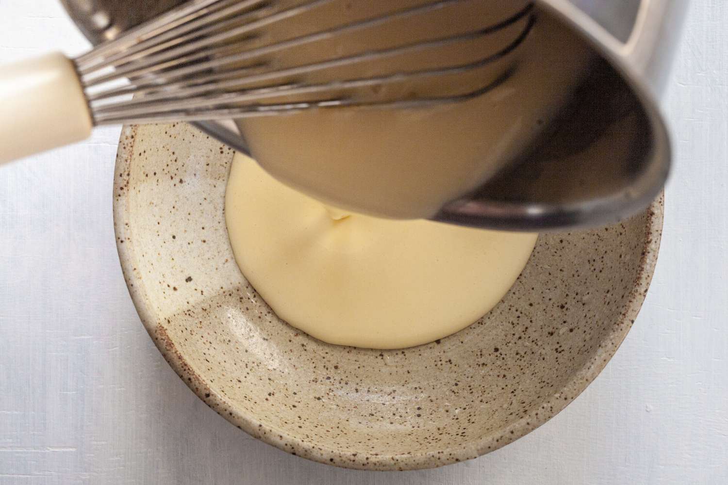 Serve classic buerre blanc sauce 