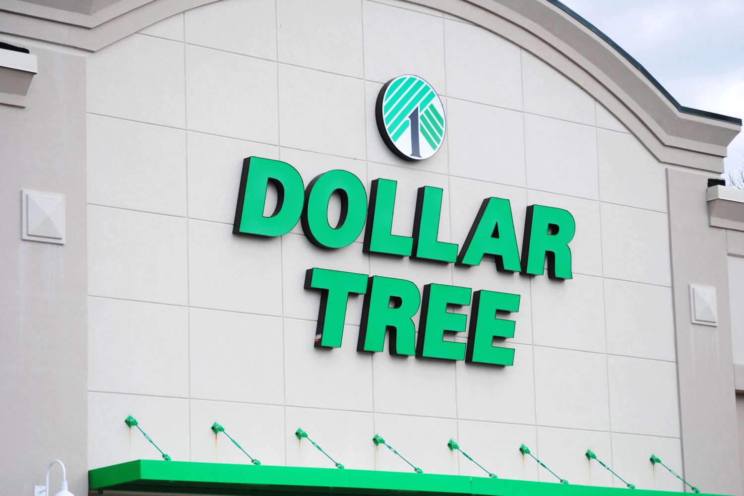 Front facade and sign of a Dollar Tree store