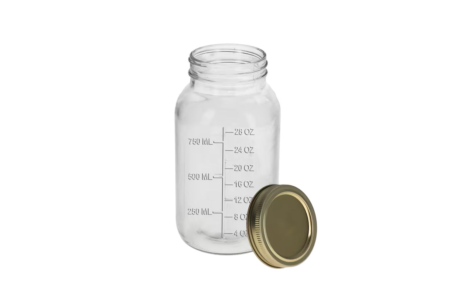 A Dollar Tree glass jar