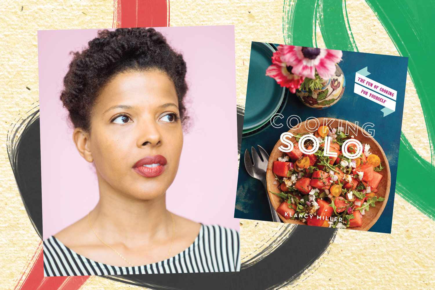 Klancy Miller and her cookbook "Cooking Solo"