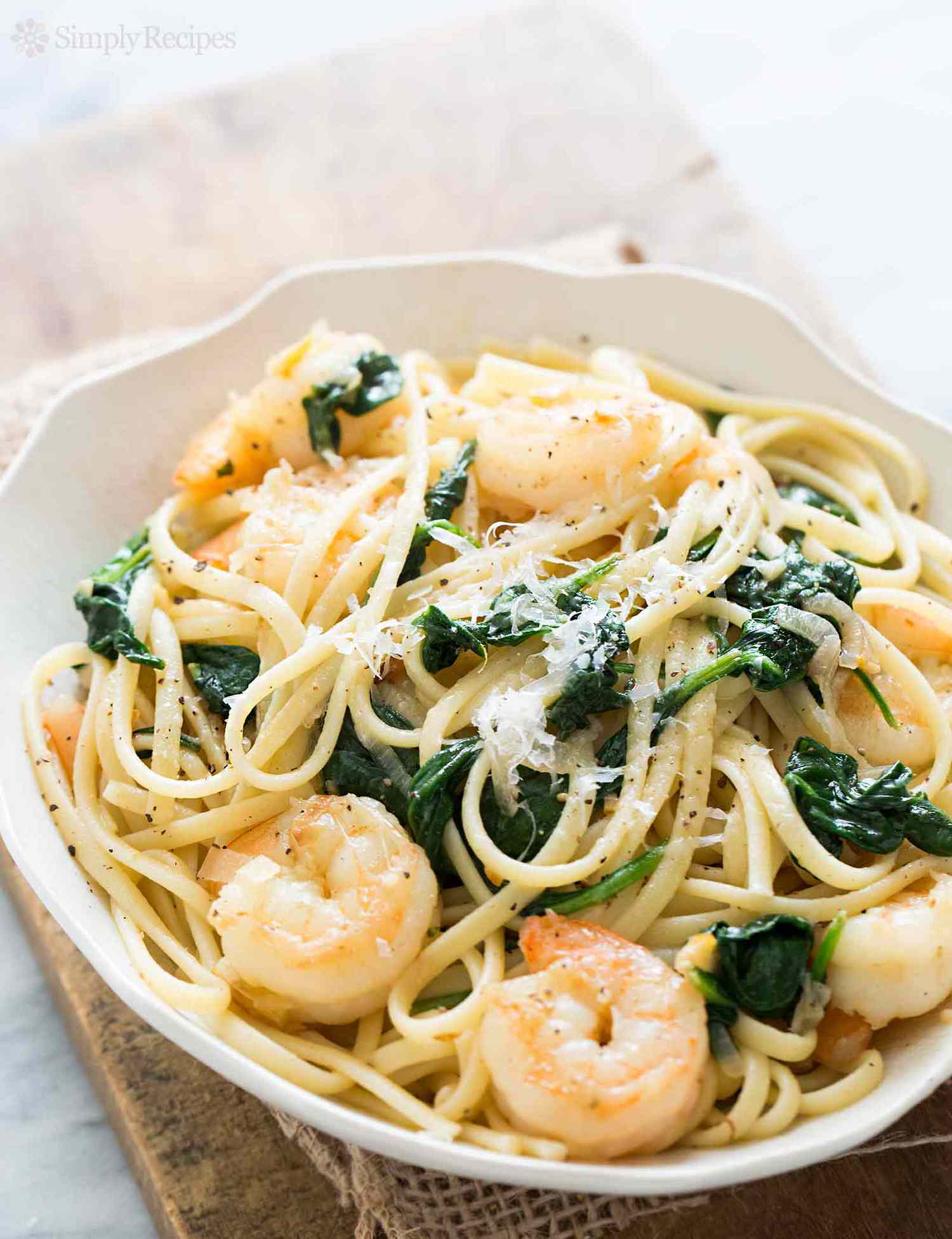 Shrimp Lemon Linguine