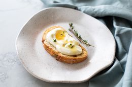 Whipped Ricotta Toast with Honey Drizzle 