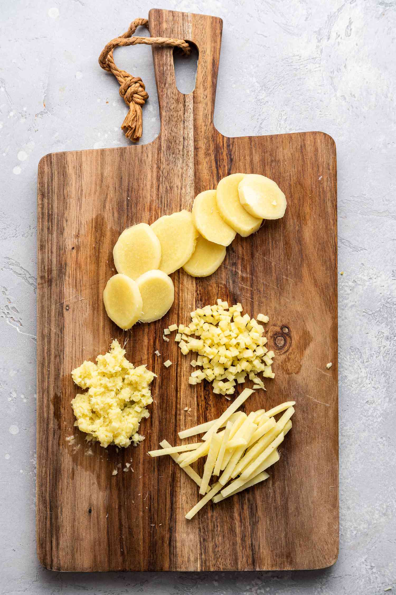 How to Peel, Slice, Julienne, Chop, Mince, and Grate Ginger