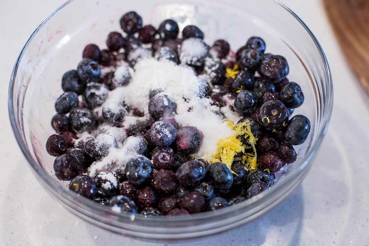 Lemon Blueberry Crumb Bars combine the blueberries, zest and sugar