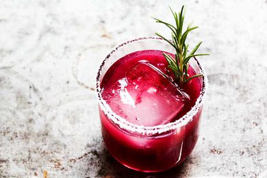 Pomegranate Lime Juice cocktail