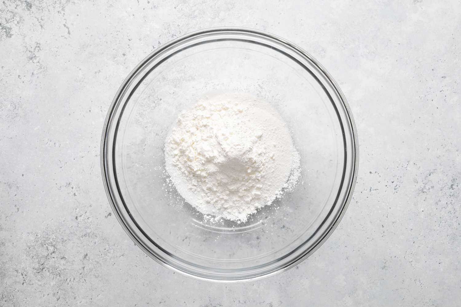 Dry Ingredients for Bee Sting Cake in a Bowl