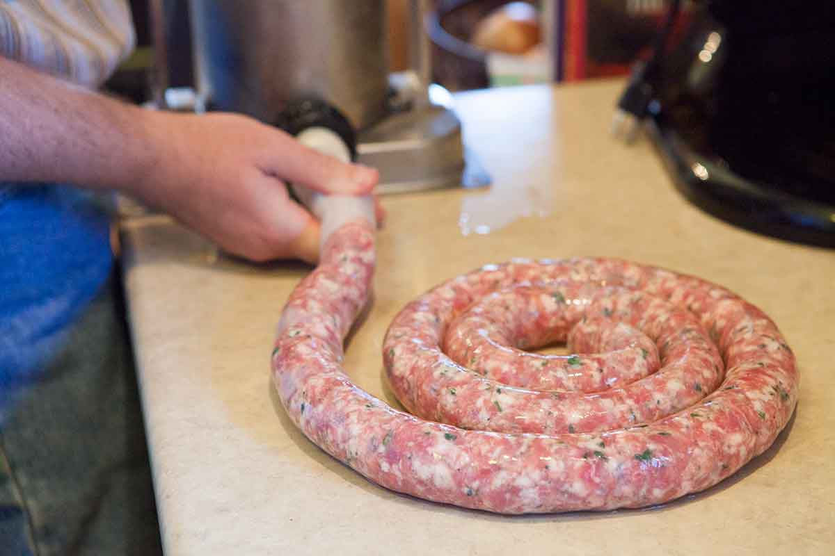 making sausage at home