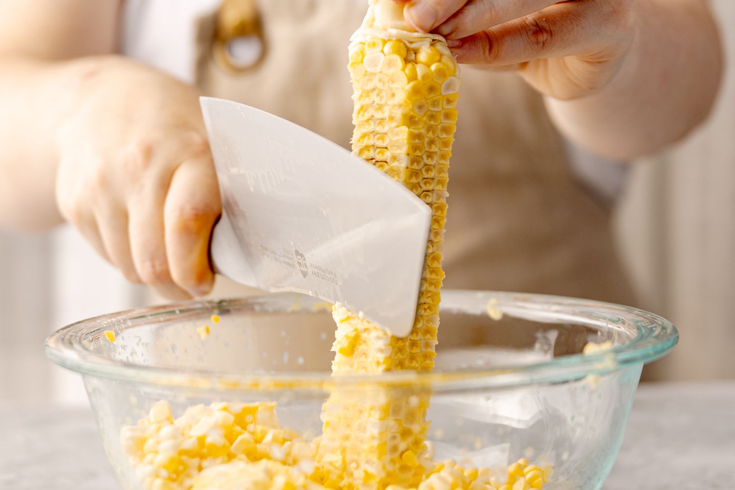 Fresh Corn Cut off Cob for Corn Pasta Recipe
