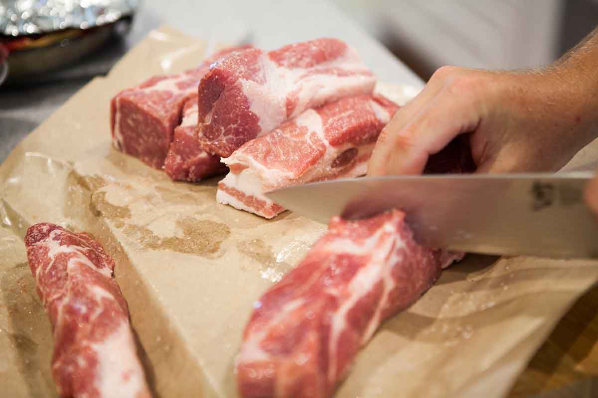 cutting country ribs for country style rib recipe