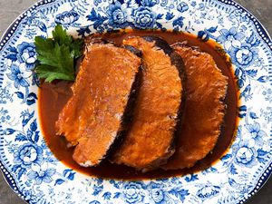 Beef Roast Braised in Red Wine