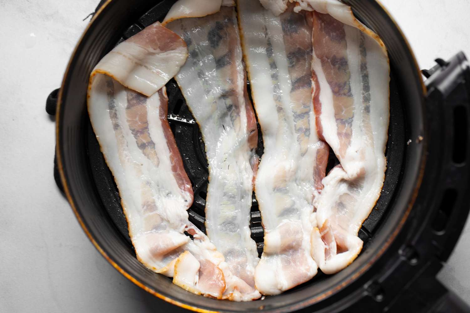 Raw Bacon in Air Fryer