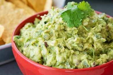 bowl of guacamole