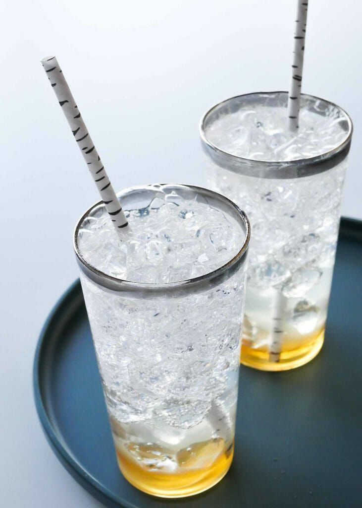 Earl gray tea syrup for mocktail