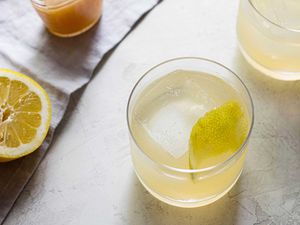 Bee's Knees simple cocktail recipe with gin and honey and lemon