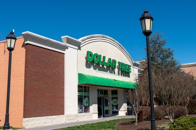 Outside view of a Dollar Tree store