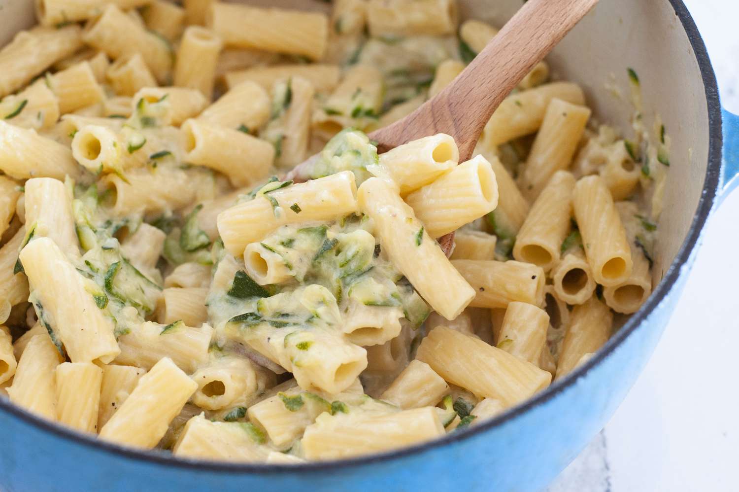 Creamy One Pot Pasta with Zucchini