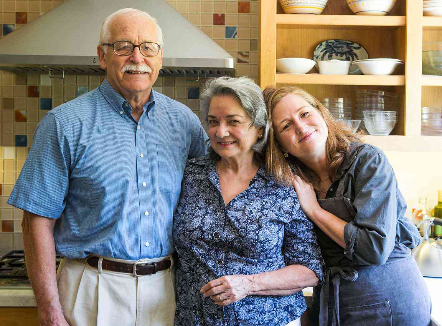 Elise with Mom and Dad