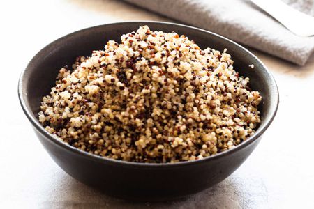 Fluffy quinoa in a bowl.