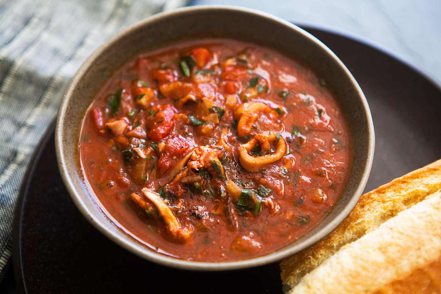 Easy Italian Stewed Calamari