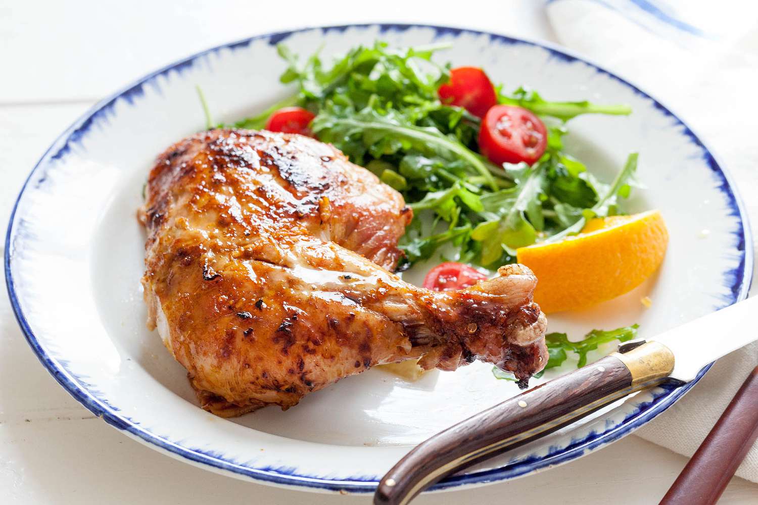 Ginger-Orange Spatchcocked Chicken
