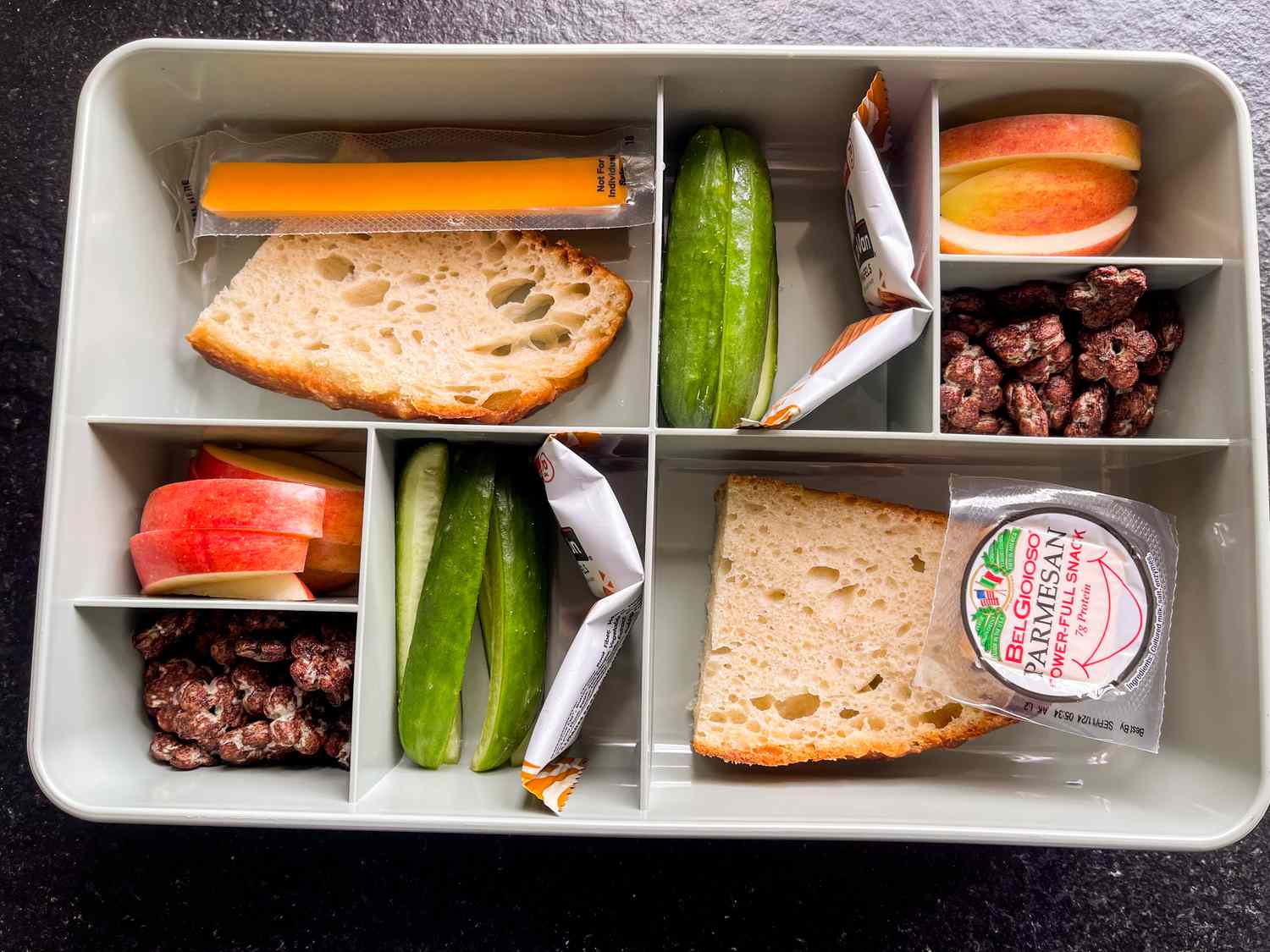 Target bento box with snacks