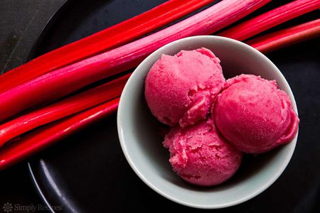 Rhubarb Sorbet