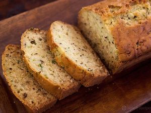 Lemon Rosemary Zucchini Bread