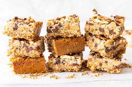 Magic Cookie Bars with Peanut Butter and Pretzels